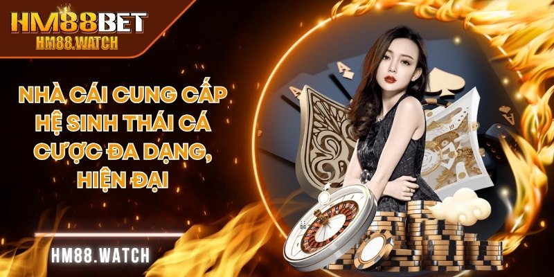 Nhà cái cung cấp hệ sinh thái cá cược đa dạng, hiện đại